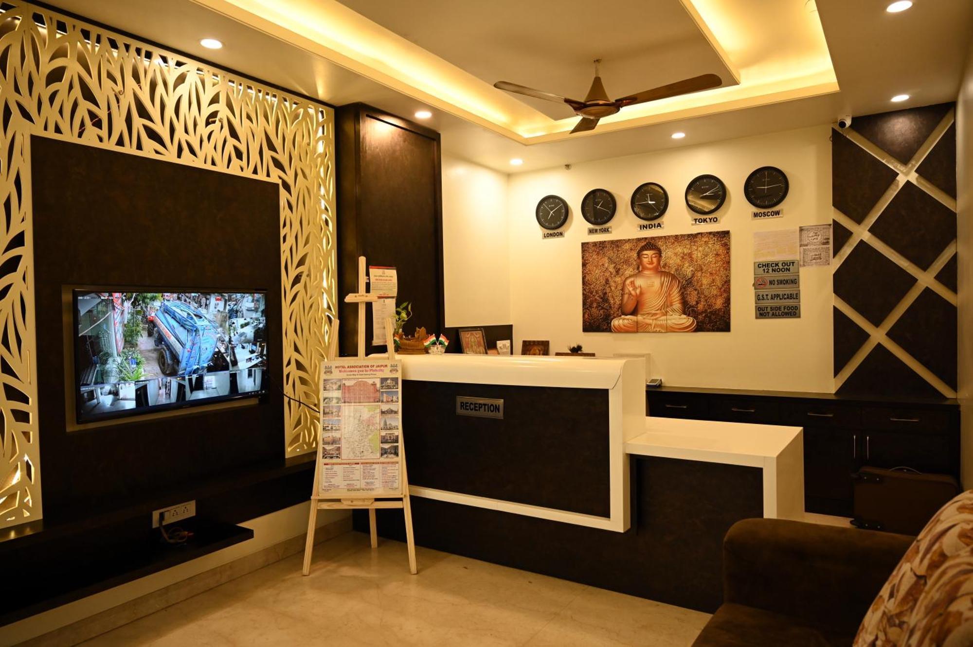 Hotel Pulse Inn Near Railway Station Jaipur Exteriör bild